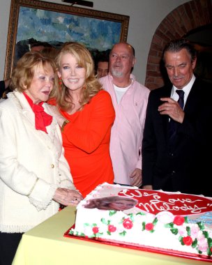 Lee Bell, Melody Thomas Scott, Ed Scott, Eric Braeden