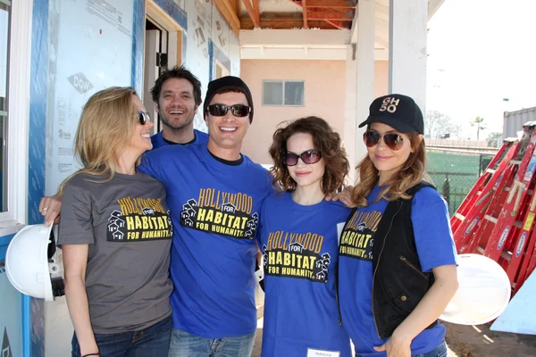 Kelly Sullivan, Dominic Zamprogna, Rick Hearst, Rebecca Herbst, Lisa Locicero — Stok fotoğraf