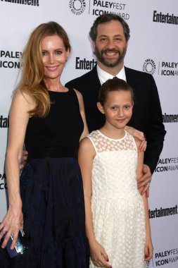 Leslie Mann, Iris Apatow, Judd Apatow