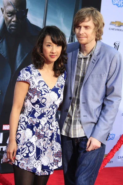 Maurissa Tancharoen, Jed Whedon — Zdjęcie stockowe