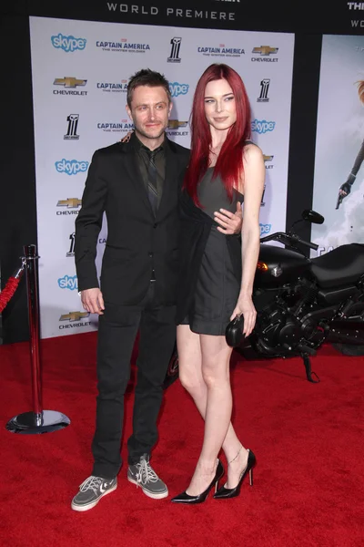 Chris Hardwick, Chloe Dykstra — Foto Stock