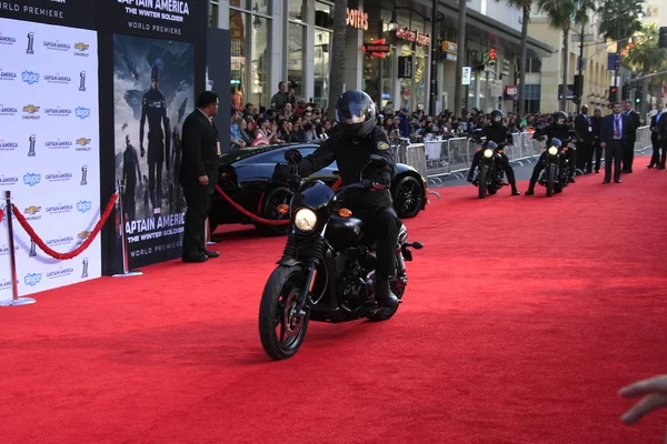 Harley Davidson, motorcyclists — Stock Photo, Image