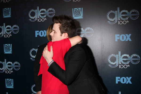 Romy Rosemont, Chris Colfer — Stock Photo, Image