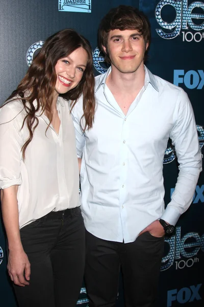 Melissa Benoist, Blake Jenner — Stock Photo, Image