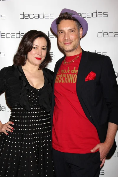 Jennifer Tilly, Cameron Silver — Stock Photo, Image