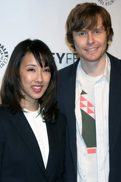 Maurissa Tancharoen, Jed Whedon — Stockfoto