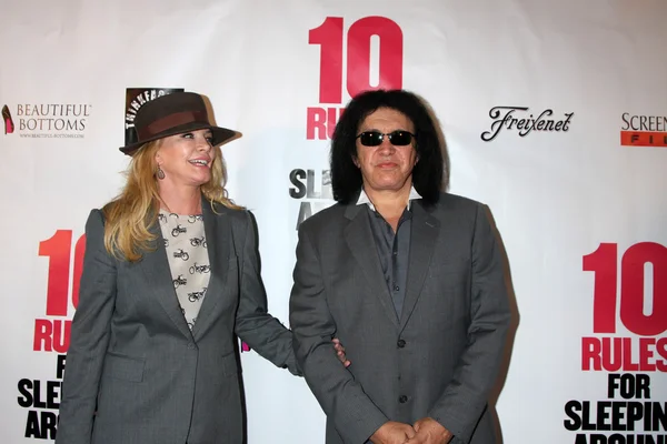 Shannon Tweed, Gene Simmons — Stok fotoğraf