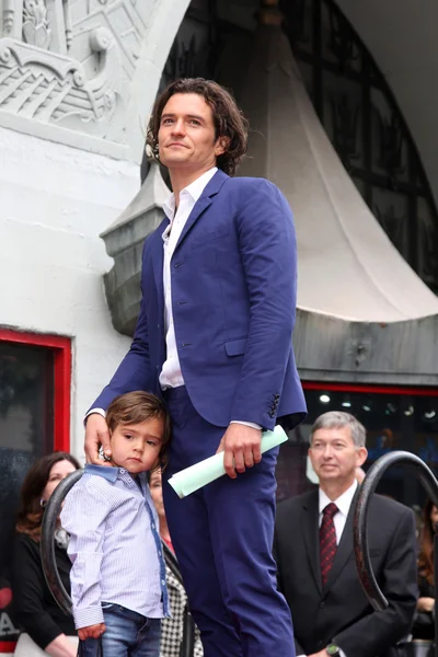 Orlando Bloom, Flynn Bloom — Stockfoto