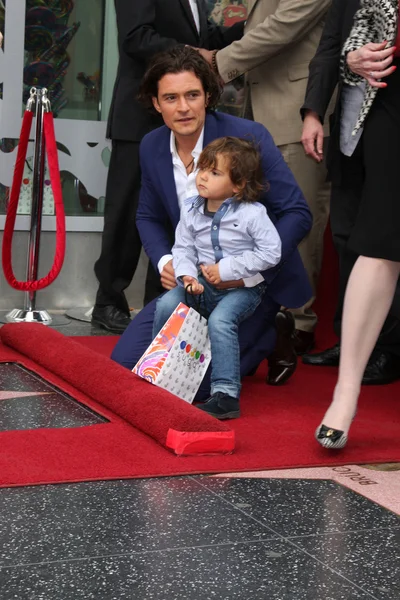 Orlando bloom, bloom flynn — 스톡 사진