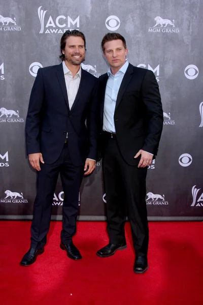 Joshua Morrow, Steve Burton — Stok fotoğraf