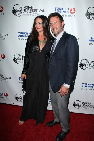 Christina McLarty, David Arquette — Stock Photo, Image