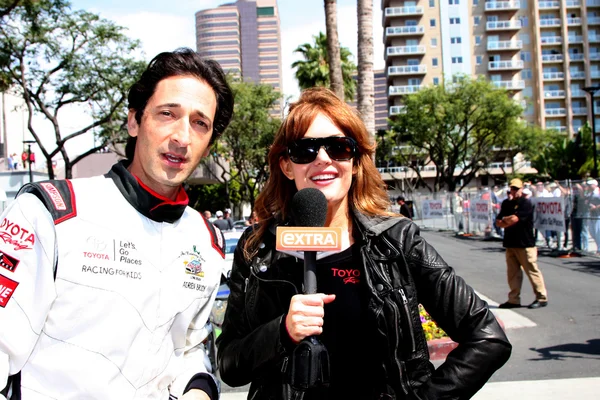 Adrien Brody, Amy Purdy — Stock Photo, Image