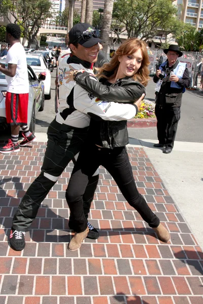 Corbin Bleu, Amy Purdy — Stockfoto