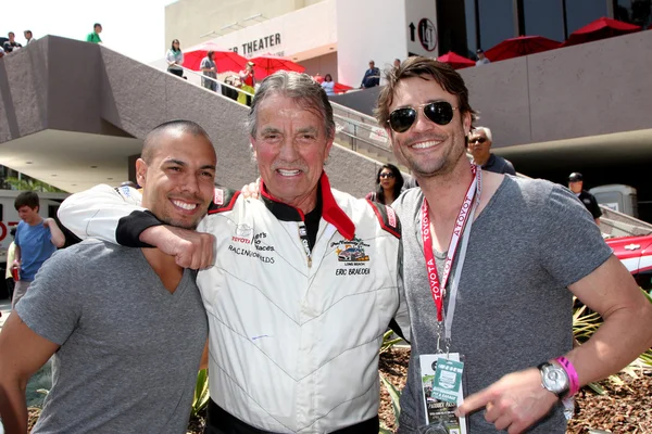 Bryton James, Eric Braeden, Daniel Goddard — Stock Photo, Image