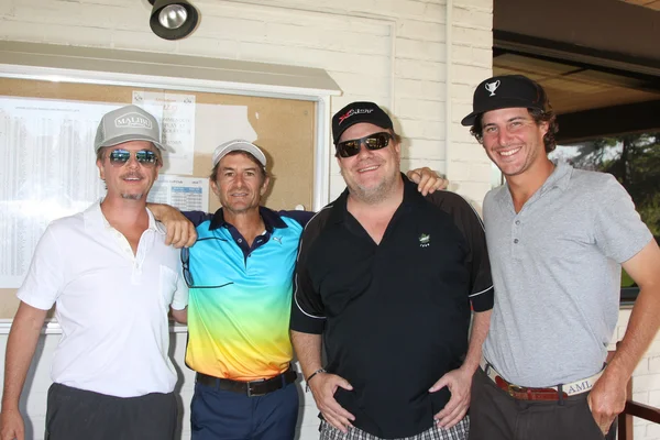 David Spade, Kevin Farley, golfistas — Foto de Stock
