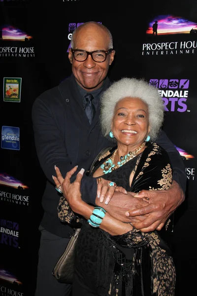 Michael Dorn, Nichelle Nichols — Stock Photo, Image