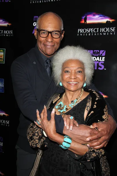 Michael Dorn, Nichelle Nichols — Foto de Stock