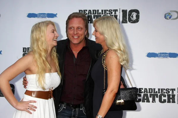 Mandy Hansen, Sig Hansen, June Hansen — Stock Photo, Image