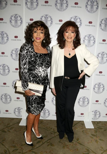 Joan Collins, Jackie Collins — Stock Photo, Image