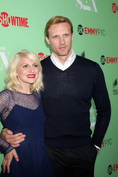 Caitlin FitzGerald, Teddy Sears — Stock Photo, Image