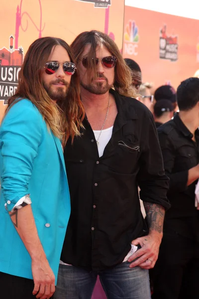 Jared Leto, Billy Ray Cyrus — Foto de Stock