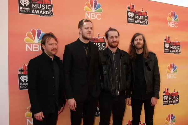 Ben McKee, Dan Reynolds, Daniel Platzman and Wayne Sermon, Imagine Dragons — Stock Photo, Image