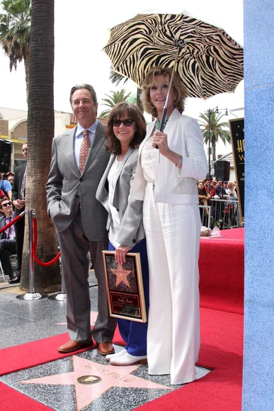 Beau Bridges, Sally Field, Jane Fonda — Stockfoto