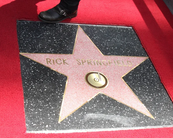 Rick Springfield's Star — Stock Photo, Image