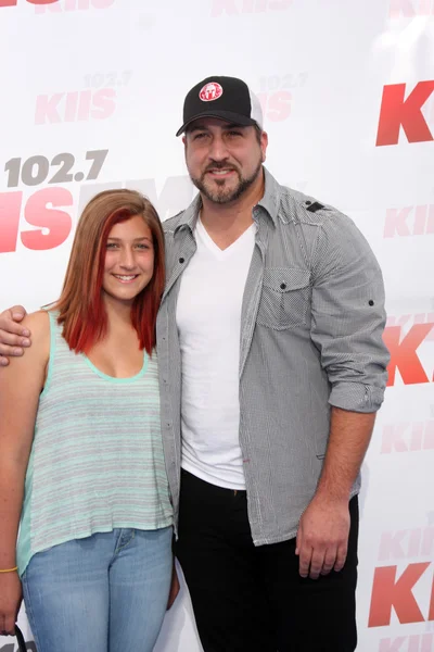 Briahna 乔 fatone，joey fatone — 图库照片