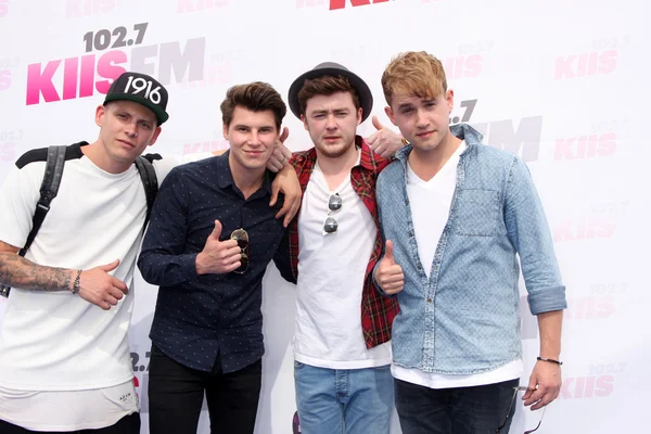 Lewi 모건, 찰리 bagnall, 제이크 로슈, 대 니 wilkin, rixton — 스톡 사진