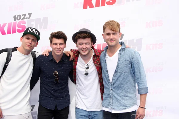 Lewi Morgan, Charley Bagnall, Jake Roche, Danny Wilkin, Rixton — Zdjęcie stockowe