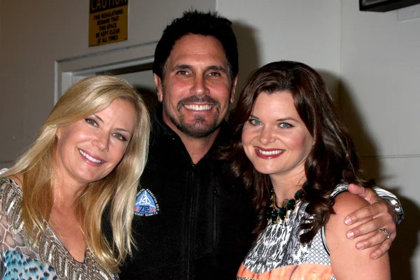 Kathering Kelly Lang, Don Diamont, Heather Tom — Stock Photo, Image