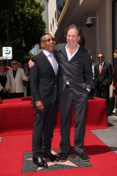 Giancarlo Esposito, Timothy Hutton — Stock Photo, Image