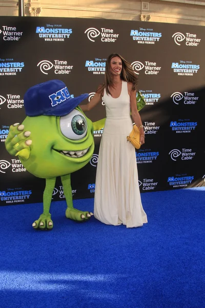 Alessandra Ambrosio, Mike Wazowski — Foto Stock