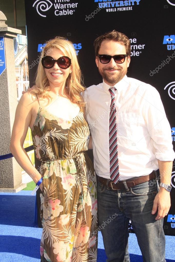 LOS ANGELES, CA. August 23, 2010: Charlie Day & wife Mary Elizabeth Ellis  at the Los