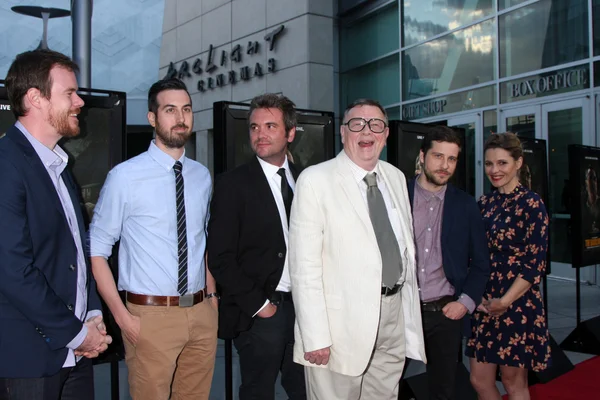 Joe Swanberg, Ti West, A.J. Bowen, Gene Jones, Kentucker Audley, Amy Seimetz — Stock Photo, Image