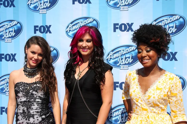 Kristen O 'Connor, Jessica Meuse, Majestade Rose — Fotografia de Stock