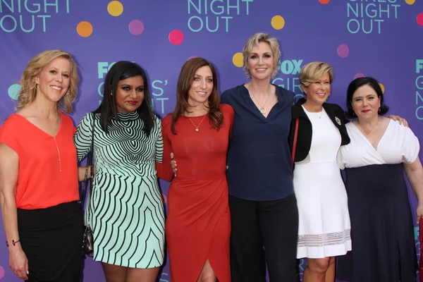 Heather Kadin, Mindy Kaling, Chelsea Peretti, Jane Lynch, Yeardley Smith, Alex Borstein — Stockfoto