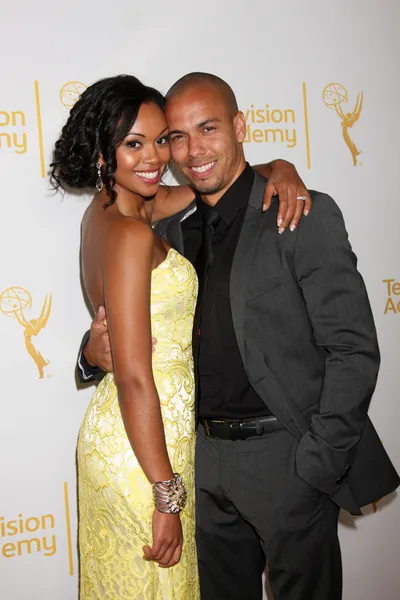 Mishael Morgan, Bryton James — Fotografia de Stock