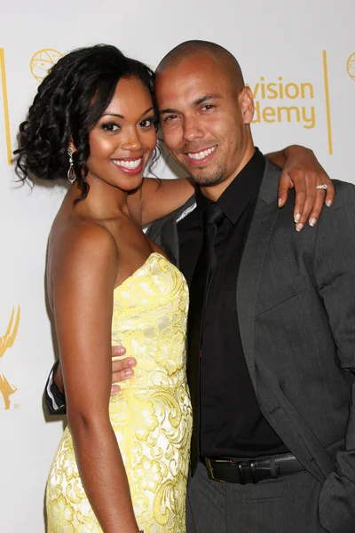 Mishael Morgan, Bryton James — Stock Photo, Image