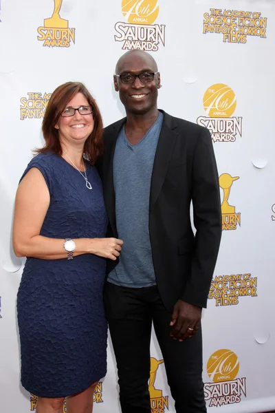 Stephanie Reddick, Lance Reddick — Foto Stock