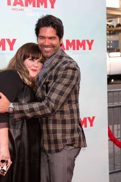 Melissa McCarthy, Adrian Grenier — Fotografie, imagine de stoc