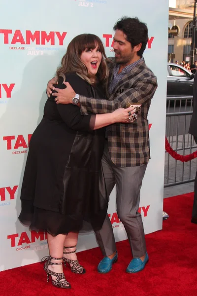 Melissa Mccarthy, Adrian Grenier — Fotografia de Stock