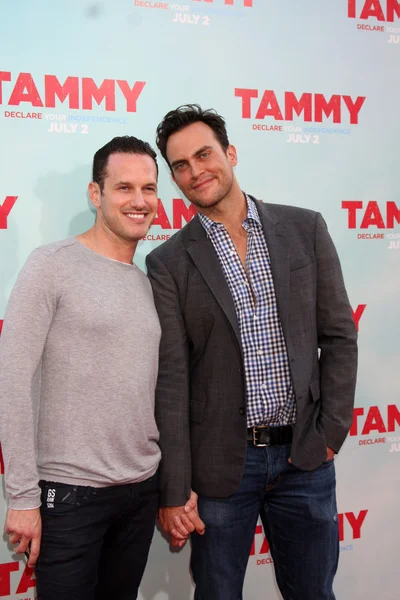 Jason Landau, Cheyenne Jackson — Stock Photo, Image