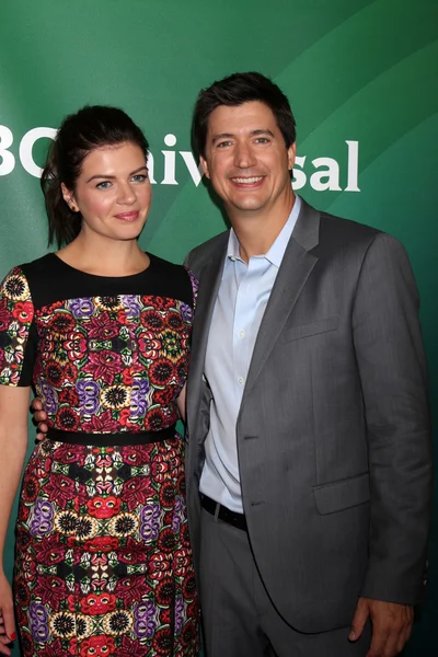 Casey Wilson, Ken Marino — Foto de Stock