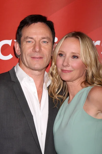 Jason Isaacs, Anne Heche — Stockfoto