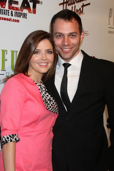 Jen Lilley, esposo Jason Wayne —  Fotos de Stock