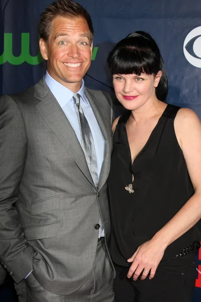 Michael Weatherly, Pauley Perrette — Stock Photo, Image