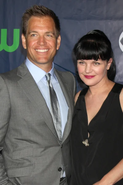 Michael Weatherly, Pauley Perrette — Stock Photo, Image