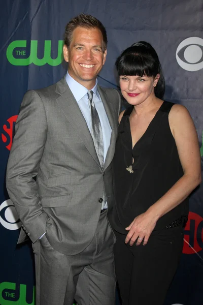 Michael Weatherly, Pauley Perrette — Stock Photo, Image